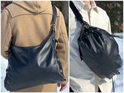 天然エゾ鹿革のショルダーバッグ