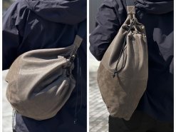 天然エゾ鹿革のショルダーバッグ