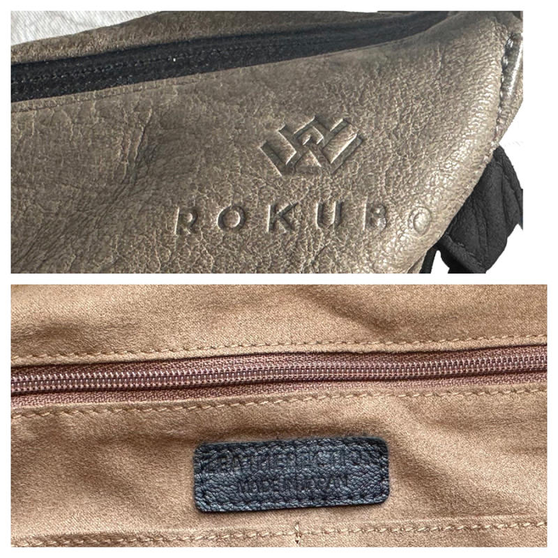 天然エゾ鹿革のショルダーバッグ